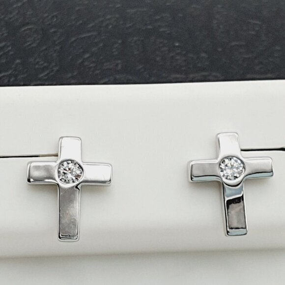 - "925 sterling silver luxury CZ earrings for women/girls, Best forRJUS2119 - Picture 4 of 11